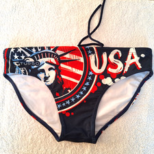 Men's Vintage Swim Brief Size: 7 XL . I DO NOT SHIP TO THE UNITED STATES 