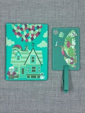 Disney Pixar Up Passport Holder Luggage Tag Adventure Out There House Balloons