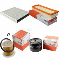 Mahle Kraftstofffilter KX 81D Innenraum LAK 593 Luft LX 704/1 ÖLfilter OC 727