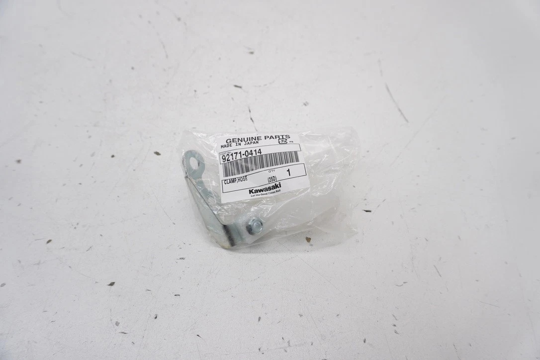 2006 KX250 Front Brake Hose Clamp OEM 92171-0414 Kawasaki KX 250 2005-2007