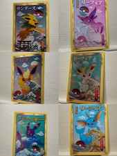 Pokemon Eevee Eeveelution Card 3D Lenticular Motion Moving Car Sticker Decal