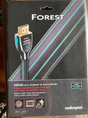 Audioquest Forest HDMI High Speed with Ethernet & Audio Return 2m 6'7'' 