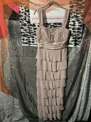 Beige Size 10 R.M. Richard s Cocktail Dress