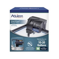 Aqueon SmartClean Power Filter 10 to 20 Gallons for Fresh and Saltwater Aquar