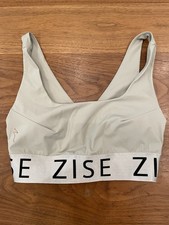 BLOCH ZISE COLLECTION - Sports Bra - Adult M - Grey - Beige - NWOT