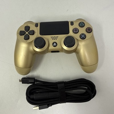 Tested Sony CUH-ZCT2U Wireless DualShock Controller Playstation 4 PS4 Gold