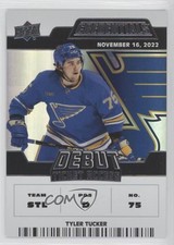 2022 Upper Deck Credentials Debut Ticket Access 903/999 Tier 1 Tyler Tucker 00jz