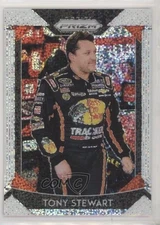 2019 Panini Prizm White Sparkle Prizm Tony Stewart #43 HOF