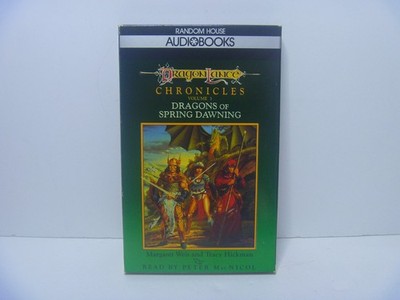 Dragons of Spring Dawning by Tracy Hickman and Margaret Weis Audiobook Cassette
