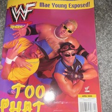 WWF Magazine April 2000 Too Phat Mae Young Exposed The Rock Wrestling