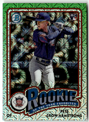 2024 Topps Bowman Chrome MLB No. ROY-13 Pete Crow-Armstrong Rookie Mojo