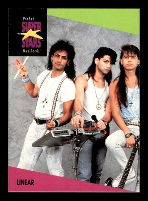 1991 Pro Set SuperStars MusiCards #64 Linear