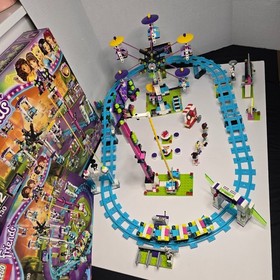 LEGO Friends 41130 Amusement Park Roller Coaster  w/ Box and Catalog