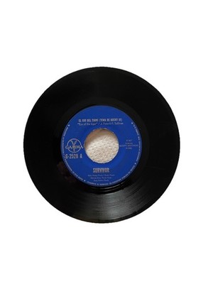 Survivor   Eye of the Tiger/American Heartbeat -  7  Vinyl - Mexico Import