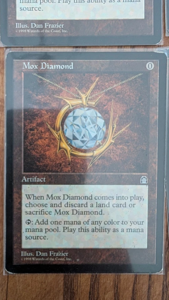 MTG Mox Diamond, Heavy Play, English Stronghold - Image 3 of 4