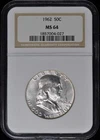 1962 Franklin Half Dollar 50C NGC MS64