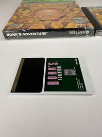Bonk's Adventure (TurboGrafx-16, 1990) Cib With Game/ Manual & Styrofoam MINT