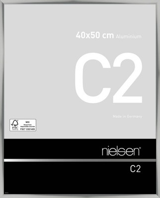 Nielsen Alurahmen C2 40x50 cm silber