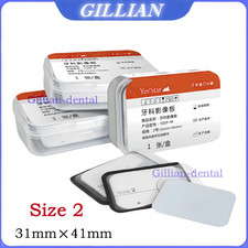 Dental Digital Imaging X-ray Intraoral Phosphor Plates-Size 2 For Adult 31 41mm