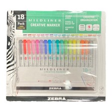 Mildliner Double Ended Mild Color Highlighter Assorted 18-pk