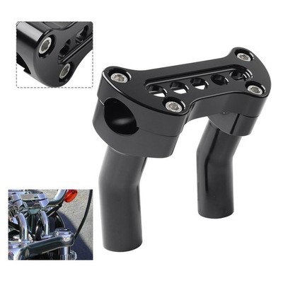 4'' Tall Pullback Handlebar Riser 1'' Clamp For Harley Dyna Super Glide FXD
