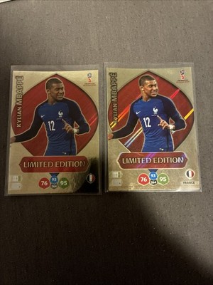 2018 Panini Adrenalyn XL FIFA World Cup Russia Limited Edition Kylian Mbappe  