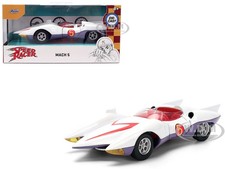 MACH 5 WHITE "SPEED RACER" 1/32 DIECAST MODEL CAR BY JADA 35882
