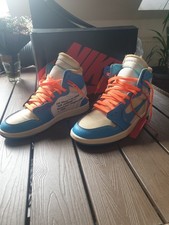 Jordan 1 off white UNC/43