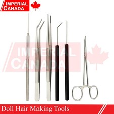 6 Pcs Doll Hair Rerooting Rehair Tool for Doll Hair Making DIY Accessori DS-2438