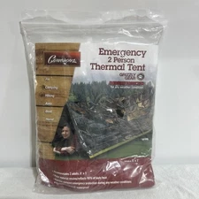 Camerons Emergency Tent 2 Person Thermal Tent Wind Water Proof, Protection NEW