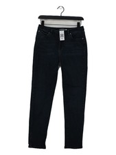 Mint Velvet Women's Jeans UK 12 Blue Cotton with Elastane Straight