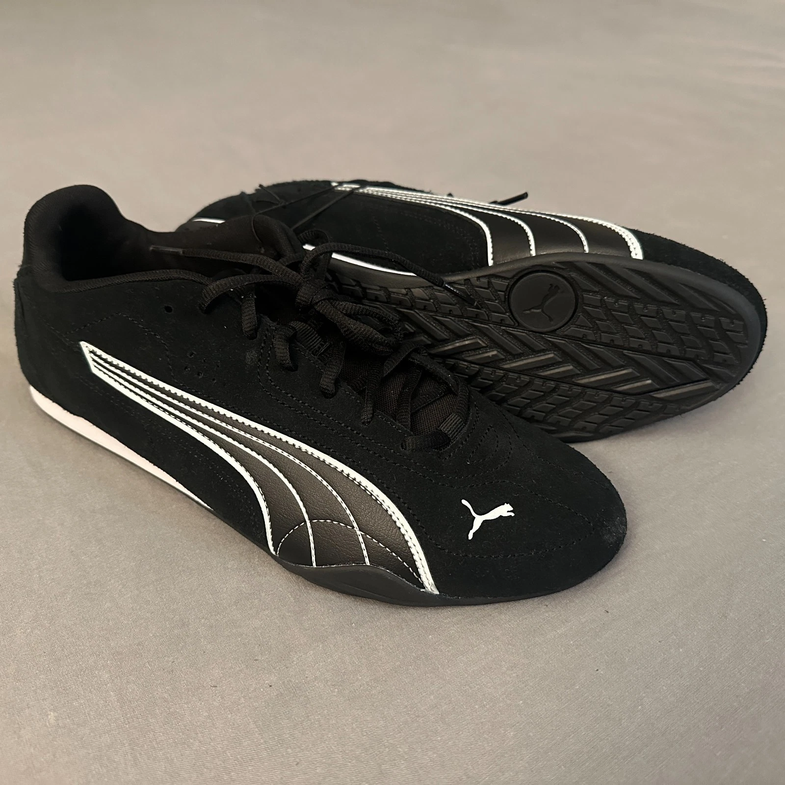 Puma Catch SD Suede Sneakers US 10.5 EU 44 Core Tire Sole Low Profile Shoes