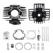 60cc Big Bore Cylinder Piston Gaskets Stud Top End Kit Fit for Yamaha PW 50 1981