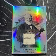 2023 Bellissimo Edition Andrew Carnegie #68 Silver Relic 14/99