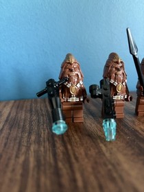 LEGO Star Wars Ep3 Wookiee Warrior Minifigure (7258 7260) sw0132 Three Figures
