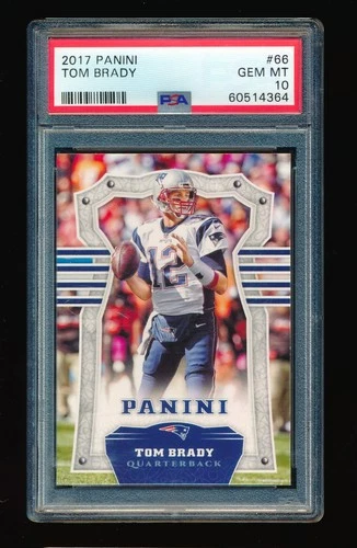 PSA 10 TOM BRADY 2017 PANINI #66 GEM MINT CONDITION *NEW ENGLAND PATRIOTS* HOF