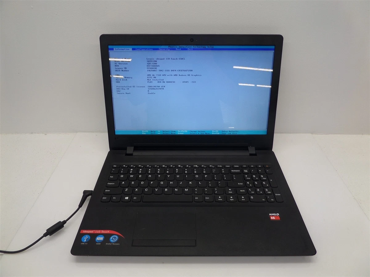 Lenovo IdeaPad 110 Black PC 15-15.9 in Screen for Sale | Shop New