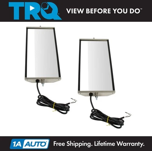TRQ Mirror Set Manual, with Heat Fits Chevrolet Ford GMC