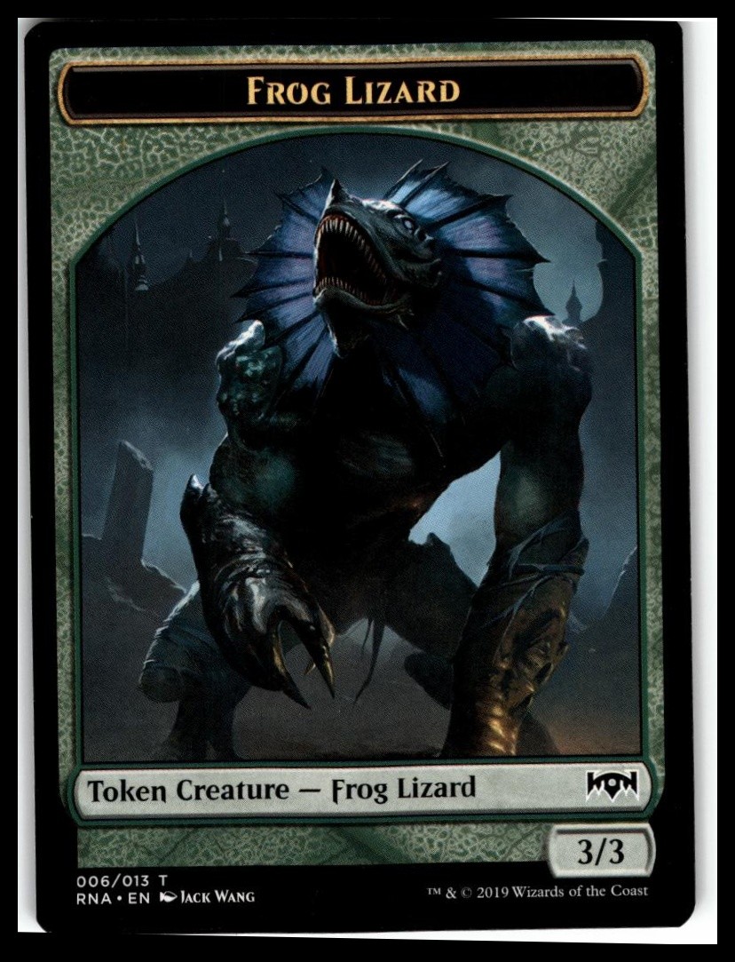 Gatecrash #3 Frog Lizard Token