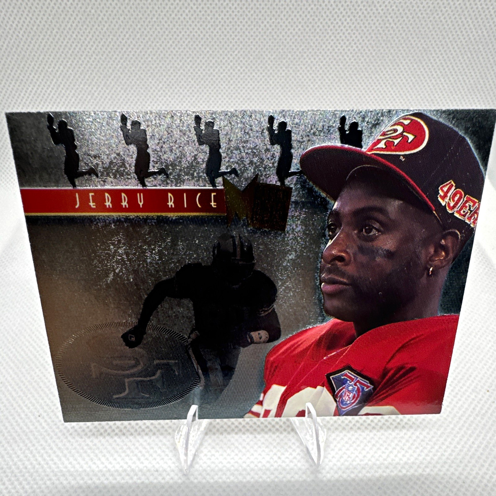 Fleer Metal 1995 Jerry Rice Platinum Portraits #6/12 49ers NFL Card