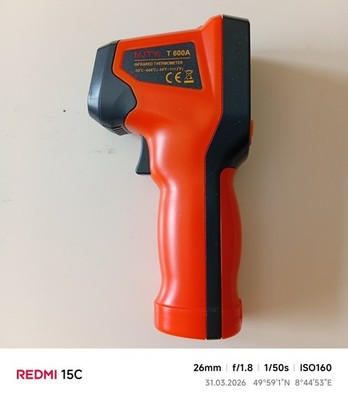 Infrarot Thermometer Pyrometer Temperaturmessgerät Profi IR -50°C ~600°C Laser