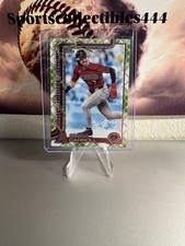 Corbin Carroll 2025 Topps Holiday Green Plaid Parallel H158 Arizona Diamondbacks