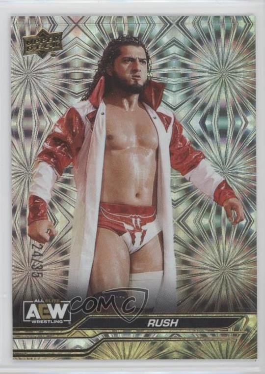 2024 Upper Deck AEW All Elite Wrestling Gold Pyro 24/35 Rush #44 1i24
