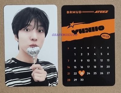 ATEEZ X BRMUD OFFICIAL EVENT PHOTO CARD PHOTOCARD KEYCAP KEYRING
