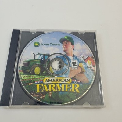 John Deere American Farmer PC Video Game Farming Sim Strategy No Manual