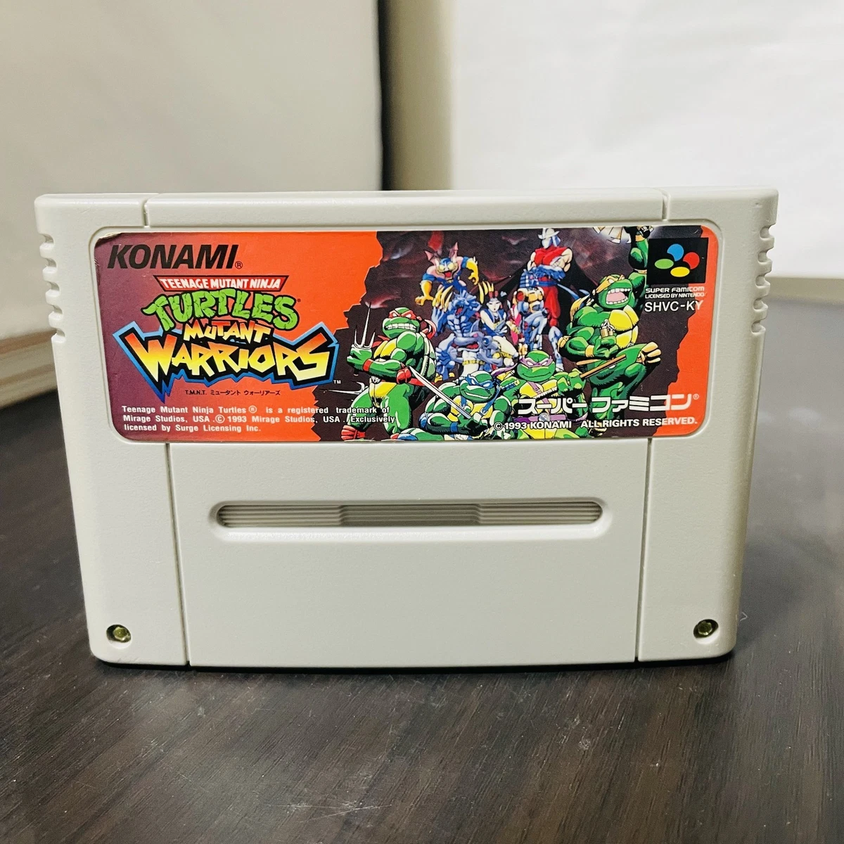 Teenage Mutant Ninja Turtles Nintendo NES Boxing Video Games for
