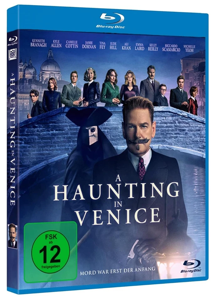 A Haunting in Venice (2023)[Blu-ray/Neu/OVP] Kenneth Branagh als Hercule Poirot - Bild 1 von 4