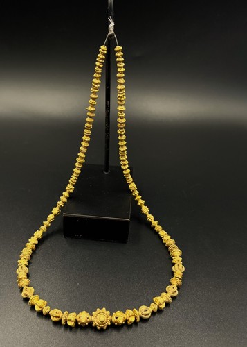 Burmese Pyu Pagan Vintage Antique Ancient Jewelry Ornaments Solid Gold Old Beads - Picture 17 of 19