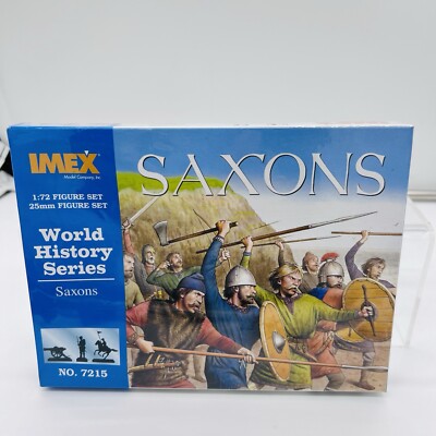 SAXONS Word History Series By IMEX 1:72 Figure Set#7215 SEALED