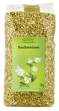 (8 EUR/kg) Bio Rapunzel Buchweizen ganz & geschält 1kg - Bild 1 von 2